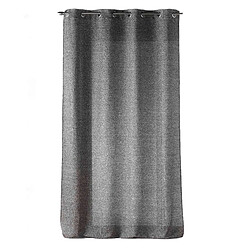 Douceur D'Interieur Voilage effet lainage Devoluy grande hauteur - 140 x 280 cm - Gris anthracite