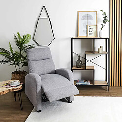 The Home Deco Factory Fauteuil relax multiposition Odda - Gris