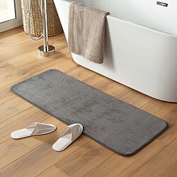 Douceur D'Interieur Tapis de bain grande taille Berkeley - 50 x 120 cm - Gris anthracite