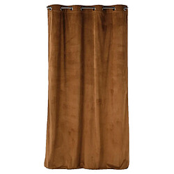 Douceur D'Interieur Rideau Alban - Velours côtelé - 140 x 260 cm - Camel