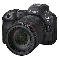 Canon EOS R5 II + RF 24-105mm f/4L IS USM Appareil photo hybride - Objectif zoom RF 24-105 mm - 45 MP - Vidéo 8K - Noir