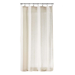 Douceur D'Interieur Rideau à anneaux Alturas - Polyester et lin - 140 x 240 cm - Ecru