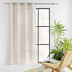 Douceur D'Interieur Voilage effet lainage Devoluy - 140 x 240 cm - Lin