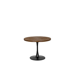 VIVALDI Table LINO - Chêne Noyer et Noir