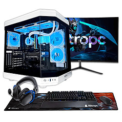 PC Gamer complet Nitropc Pack Platinum Blanc