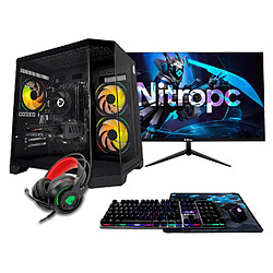 PC Gamer complet Nitropc Pack Silver Noir