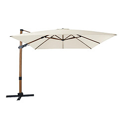 Axi House AXI Apollo Premium Parasol Déporté 300x300 cm - Marron/Beige