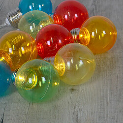 Koopman International Guirlande Multicolore SkyLantern - 10 Bulbes