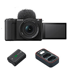Sony ZV-E10 II + 16-50mm Appareil photo hybride - Vidéo 4K - Conçu pour les vloggers