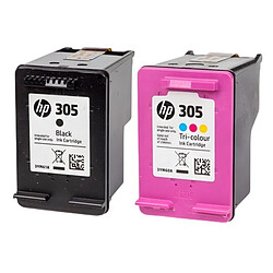 Hp Pack 2 cartouches d'encre 305 - Noir