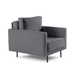 Avis Lisa design Fauteuil Charlie - Gris
