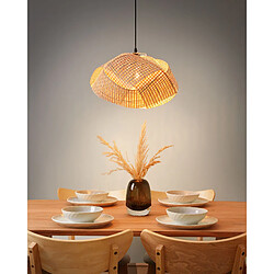BELIANI HALIL - Lampe Suspension Bambou Beige