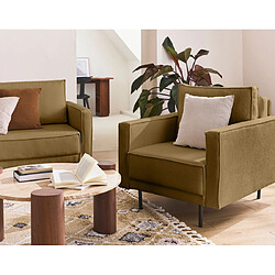 Lisa design Fauteuil Charlie tissu - Jaune