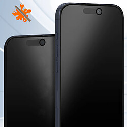 Acheter Avizar Verre Trempé Anti-espion pour iPhone 16 Pro Noir