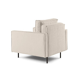 Lisa design Fauteuil Charlie - Beige pas cher
