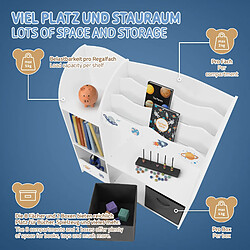 Acheter Joyz Étagère cube enfant 8 cases - Blanc