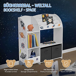 Joyz Étagère cube enfant 8 cases - Blanc