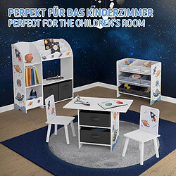 Joyz Étagère cube enfant 8 cases - Blanc pas cher