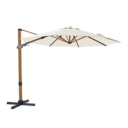Axi House AXI Cyrus Premium Parasol - Ø 300 cm - Marron/Beige