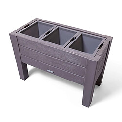 Avis Step 2 Jardinière rectangulaire - Gris
