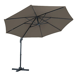 Axi House AXI Marisol Parasol déporté - Anthracite/Taupe