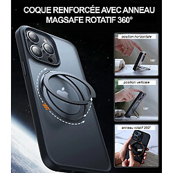 Jaym - Coque renforcée MagSafe Violet pour iPhone 15 Pro Max