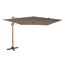 Axi House AXI Parasol Déporté 300x300 cm - Marron/Taupe