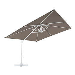 Axi House AXI Nima Parasol Déporté BLANC/Taupe