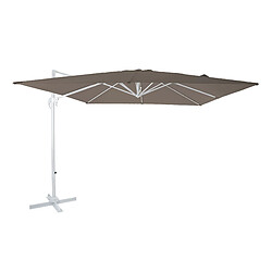 Axi House AXI Nima Parasol Déporté BLANC/Taupe