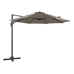Axi House AXI Marisol Parasol déporté - Anthracite/Taupe