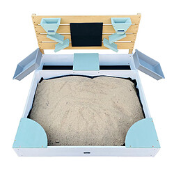 Axi House AXI Cato bac à sable en bois avec éléments de jeu