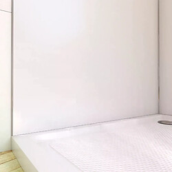 AURLANE Panneau mural de douche aluminium - Blanc