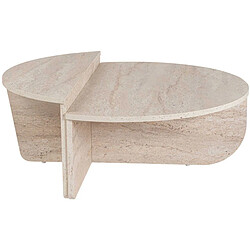 Hanah Home VENTE-UNIQUE Tables basses ALOEVA - Beige