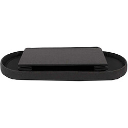 Acheter The home deco factory pouf-coffre rond - Noir