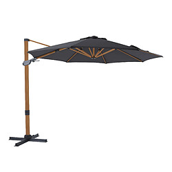 Axi House AXI Parasol Déporté Cyrus - Marron/Gris Ø 300 cm