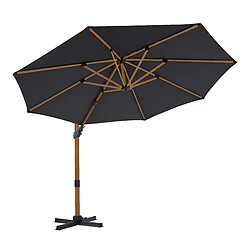 Axi House AXI Parasol Déporté Cyrus - Marron/Gris Ø 300 cm