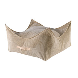 Meowbaby Pouf velours carré - Sable