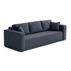 Bestmobilier canapé convertible Topaze - Bleu pas cher