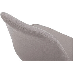 Decoshop26 Chaise pivotante - Gris pas cher