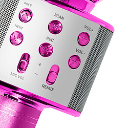 Avizar Micro Karaoké Bluetooth - Rose pas cher