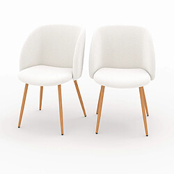 RENDEZ VOUS DECO Swan - Lot de 2 - Beige