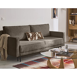 Lisa Design Charlie - canapé droit convertible - Taupe