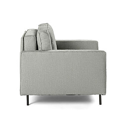 Lisa design fauteuil Charlie - Gris pas cher