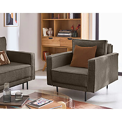 Lisa design Fauteuil Charlie velours – Taupe