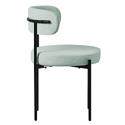 Avis ML-Design Chaises de Cuisine en Tissu Teddy Vert - Lot de 2