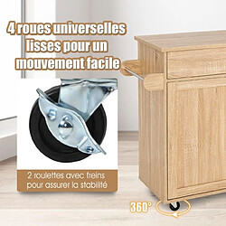 Desserte de cuisine Helloshop26 - 96 x 45 x 87 cm