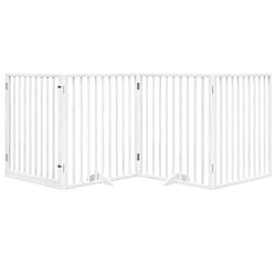 Avis vidaXL Barrière pour chien avec porte