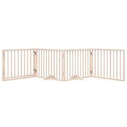 Avis VidaXL Barrière avec porte 4 panneaux
