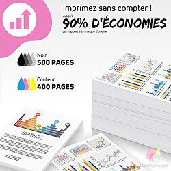 123consommables Pack 2 cartouches encre HP 301XL - Noir et couleur