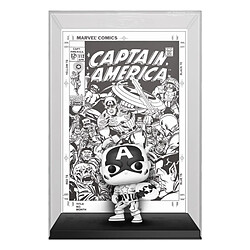 Funko Figurine POP Comic Cover Marvel Captain America Figurine POP de collection - Série Comic Cover Marvel 85e anniversaire - Vinyle - Présentation boîte-fenêtre - Licence officielle Captain America